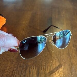 Kids Ray-Ban Gold Frame Sunglasses